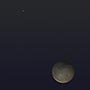 Mercury & the Moon with Earthshine